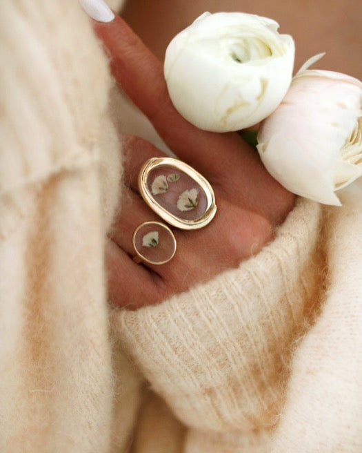 Ring agnes flower