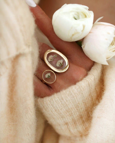 Ring agnes flower