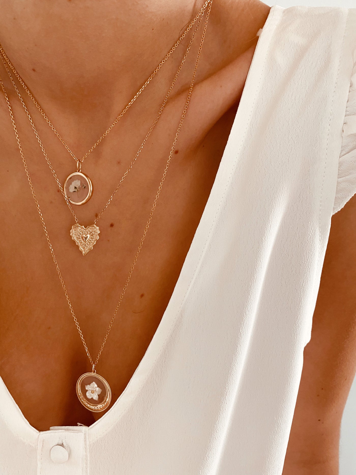 Necklace flower