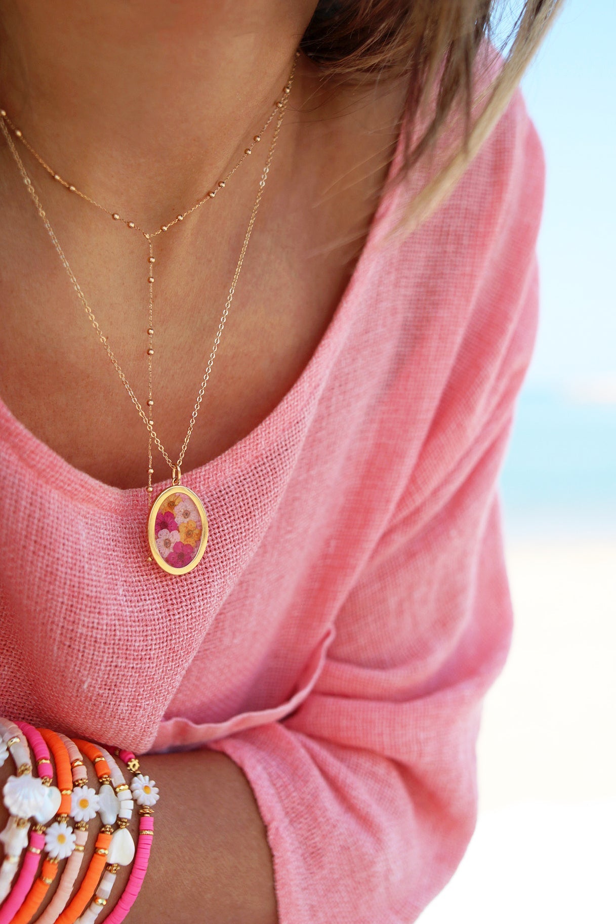 Necklace rainbow