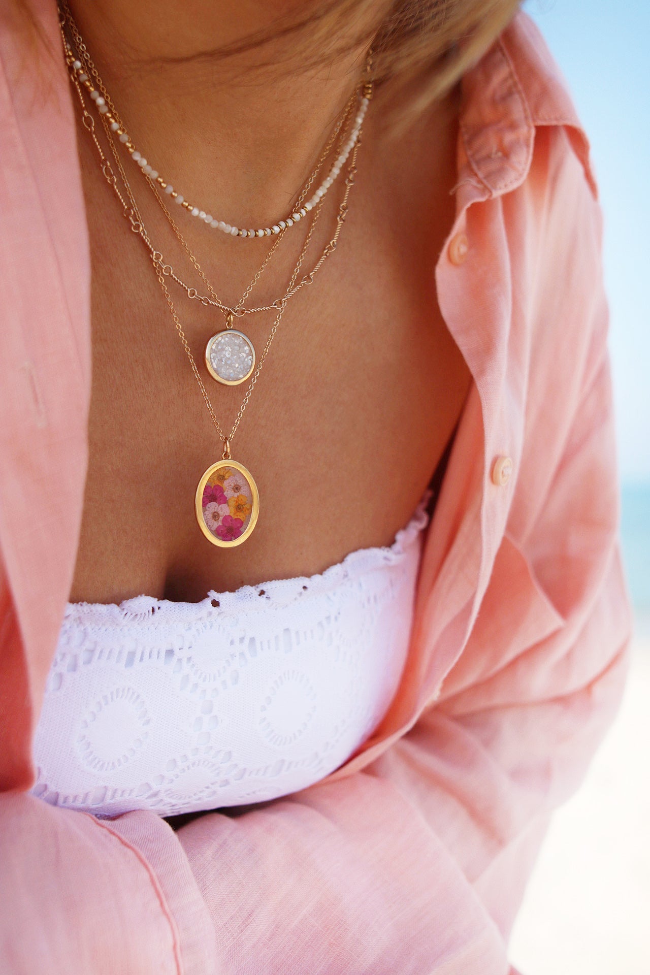 Necklace rainbow